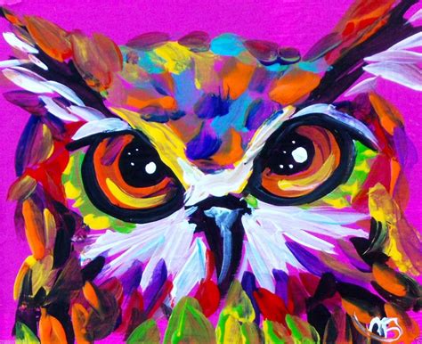 Abstract Owl Art Abstract Owl Art