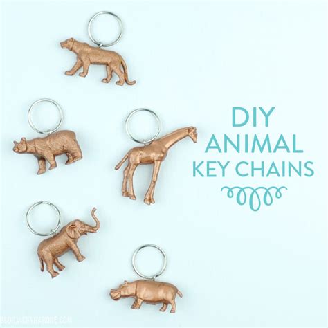 Diy Animal Key Chains Vicky Barone