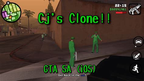Gta Sa Ios How To Clone Cj As A Pedestrian No Cheats Used Youtube