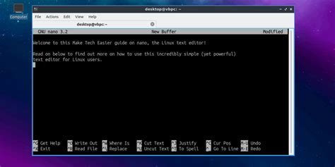 Open And Edit Text File In Terminal Linux Iopnote