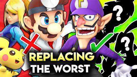 Replacing The Worst Character From Every Series Super Smash Bros