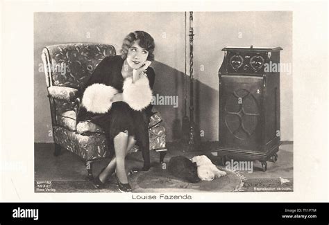 Promotional Photography Of Actress Louise Fazenda Silent Movie Era