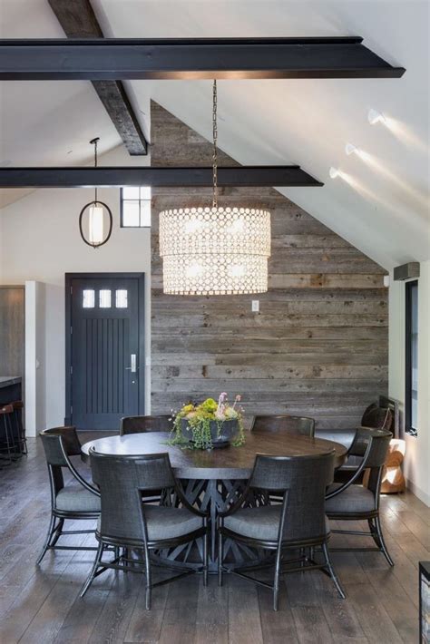 Exposed ceiling beams can be combined with other features such as natural or painted wood paneling for a united design look. 36 Great Exposed Beam Ceiling Lighting Ideas | Vaulted ...