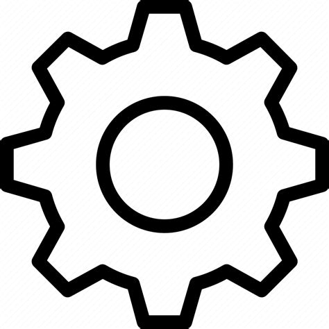 Cog Gear Settings Sprocket Icon Icon Download On Iconfinder