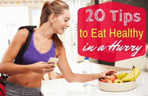Eat Healthy In A Hurry Sparkpeople