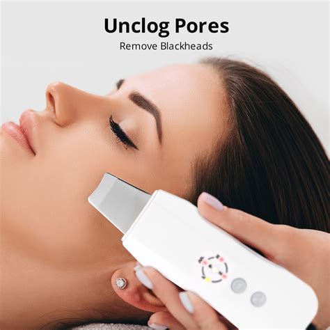 powerful anion ultrasonic rejuvenation skin scrubber device