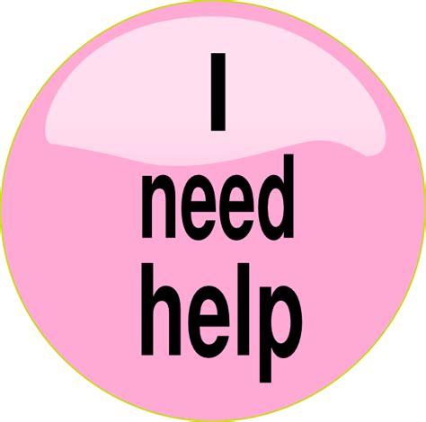 Shoppe deine lieblingstrends von please online im shop. I Need Help Pink Button Clip Art at Clker.com - vector ...
