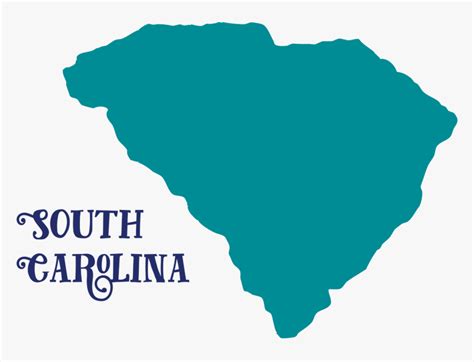 South Carolina Svg Cut File Map Hd Png Download Kindpng