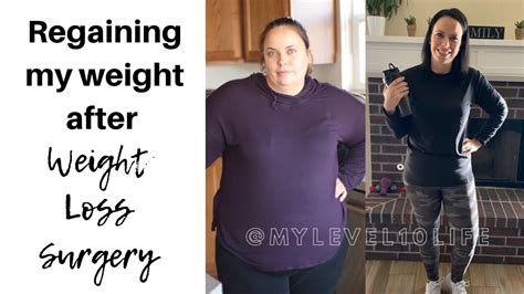 REGAINING WEIGHT AFTER WEIGHT LOSS SURGERY VSG RNY GASTRIC SLEEVE