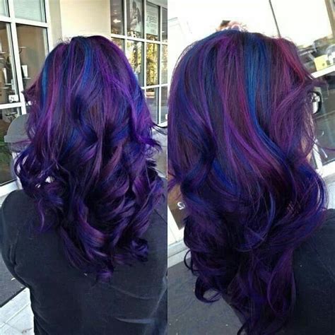 Dark Purple And Blue Hair Hair Color Purple Hair Color Blue Hair Styles