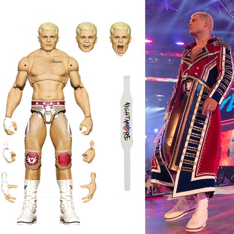 Aew Supreme Collection Cody Rhodes Wrestling Action Figures Toy Wwe