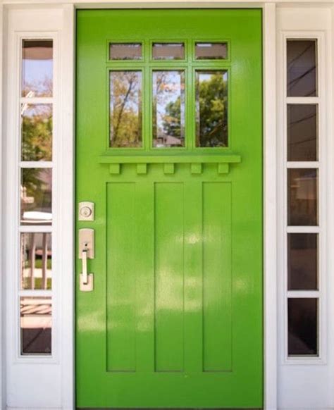 Feng Shui Of Front Door Colors Green And Brown