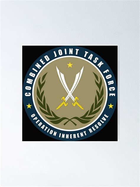 Jtf Joint Task Force Operation Inherent Resolve Poster By