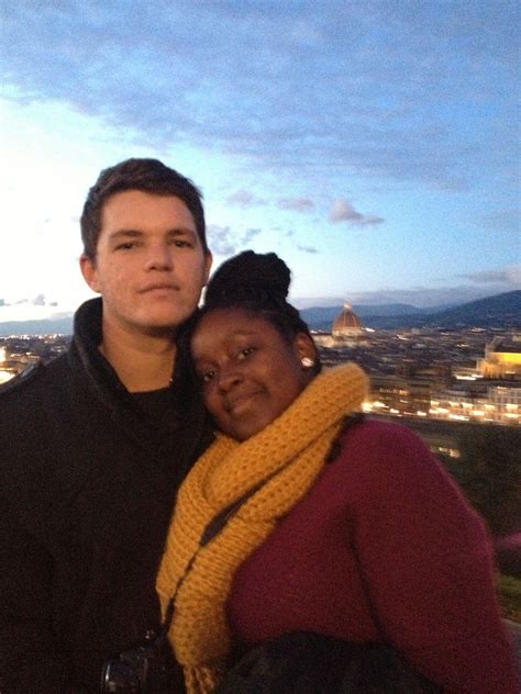 Cute Interracial Couple Take In The Sights In Florence Italy Love Wmbw Bwwm Interracial