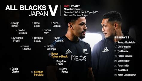 As It Happened All Blacks V Japan From National Stadium Tokyo Newshub