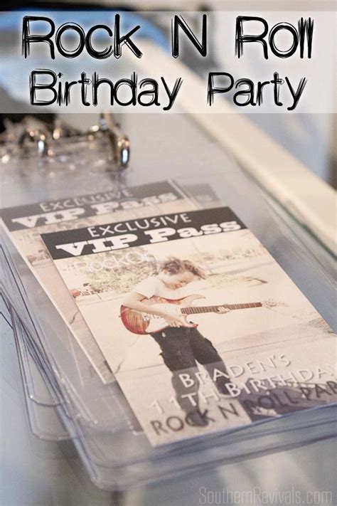 Put on some rock & roll music and transport yourselves back to the 50's. Rock n Roll Birthday Party | DIY Party Ideas - Southern ...