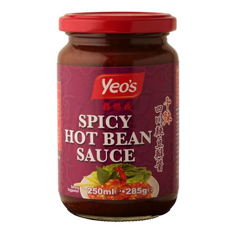 Asian Spicy Hot Bean Sauce 250ml By Yeos Thai Food Online Authentic