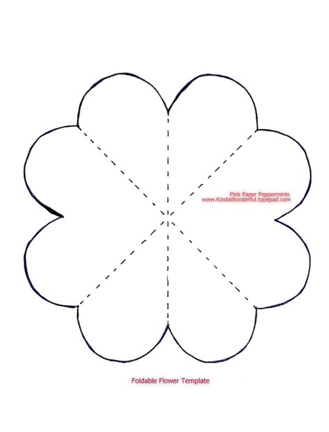 7 Best Images Of Printable Templates Paper Flower Paper Flower Template Printable Paper