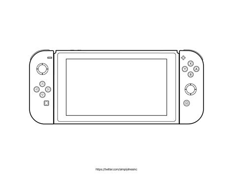Nintendo Switch By Simply Lines On Dribbble