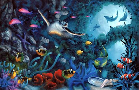 Sea Life Hd Wallpaper By David Miller