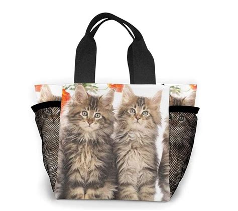 Maine Coon Kittens Totes Womens Fashion Handbag Popular