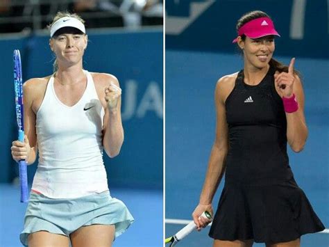 Maria Sharapova Vs Ana Ivanovic Final Brisbane 2015 Tennis Clothes