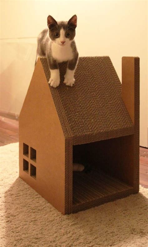 19 Spectacular Cat Houses Made Entirely Out Of Cardboard