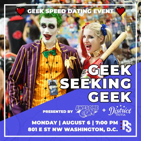 Geek Speed Dating District Trivia
