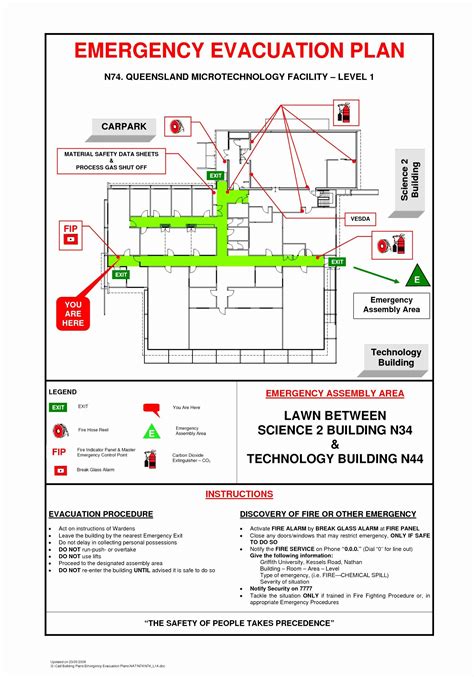 free emergency evacuation map template