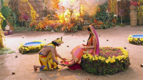 Radha Krishna Watch Episode 181 Krishna Washes Radhas Feet On Disney Hotstar