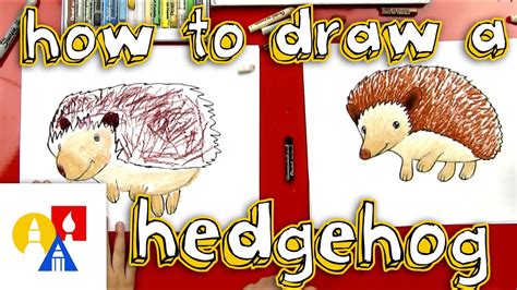 How To Draw A Hedgehog Youtube