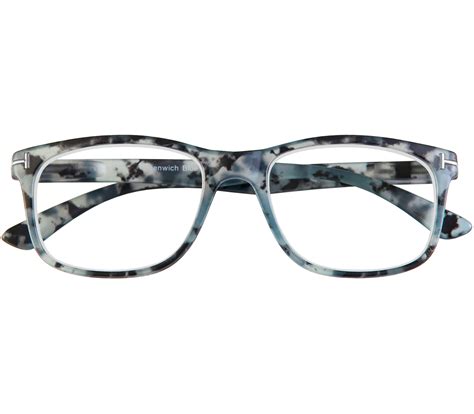 Greenwich Blue Tortoise Reading Glasses Tiger Specs