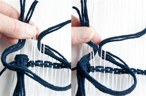 Weaving Techniques Rya Knots The Weaving Loom