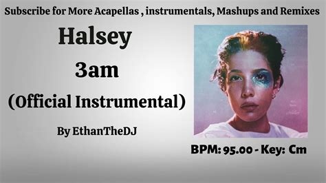Halsey 3am Official Instrumental Youtube