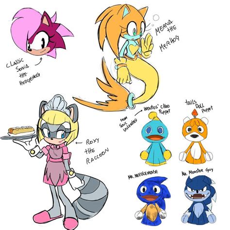 Redesigns By Drawloverlala On Deviantart Sonic Art Sonic Fan Art
