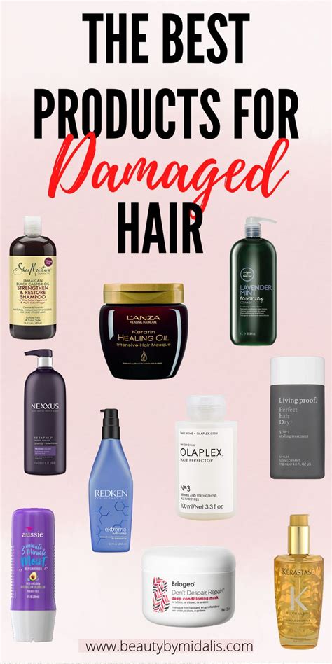 The Best Products For Damaged Hair In 2020 Products For Damaged Hair Damage Hair Care Hair