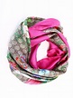 Gucci GG Flora Printed Silk Scarf in Pink - Lyst
