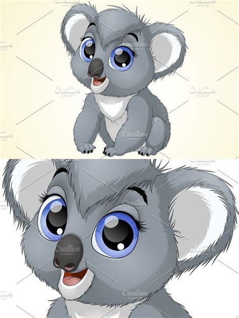 Little Funny Bear Koala Funny Bears Bear Design Koala