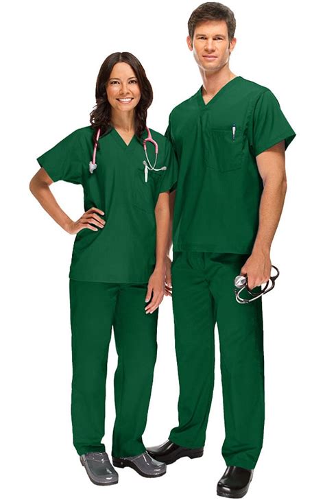 Pediatric Nurse Scrubs A Hospital Uniform Green