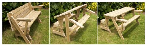 Folding Bench And Picnic Table Combo Build Instructions