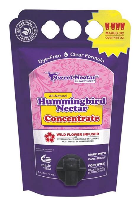 Buy Sweet Nectar Hummingbird Nectar Concentrate 15 L Online With