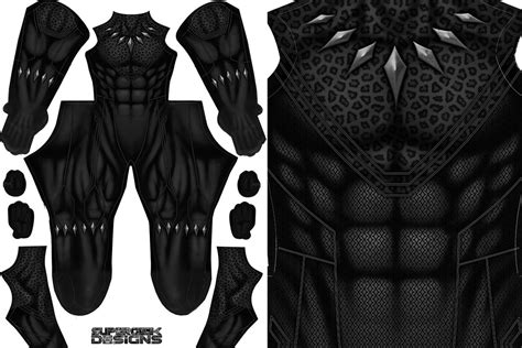 Black Panther Concept Design Pattern File Supergeek Designs