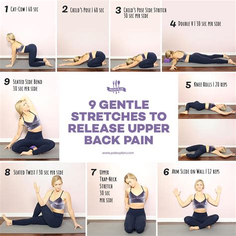 9 Gentle Stretches To Release Upper Back Pain Fitness