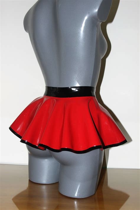 fetish latex micro mini skirts medium ebay