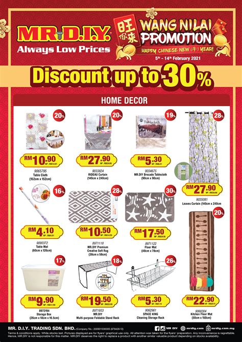 Segala permohonan anda perlulah dibuat di laman rasmi majikan seperti yang dinyatakan. MR.DIY CNY Essentials Promotion 2021 | MR.DIY | Always Low Prices