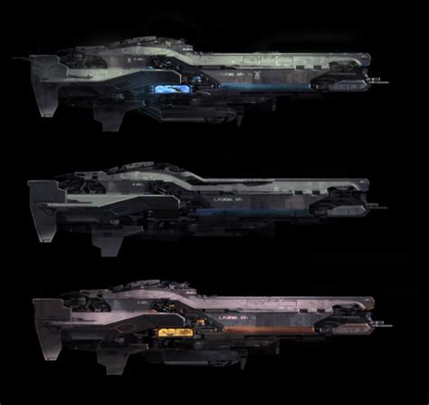 Sparth Forward Unto Dawn Spaceship Explorations Halo