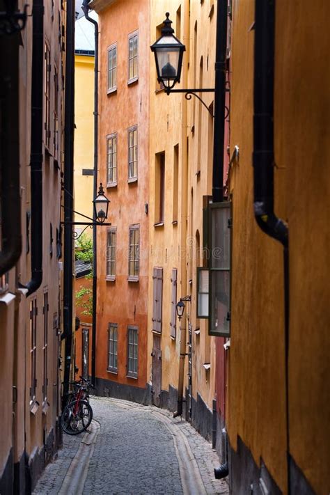 Stockholm Old City Street Stock Image Image Of Stan 70414475
