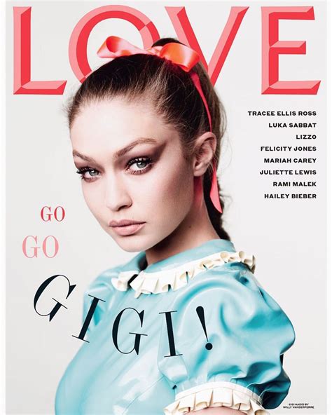 Gigi Hadid Love Magazine Issue 22 August 2019 Cover • Celebmafia