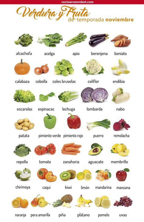 Consume fruta y verduras de temporada en otoño Frutas y verduras Verduras Nutrición