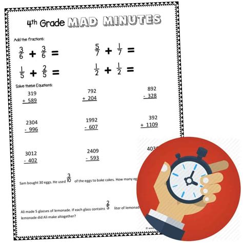 Another option is to adjust the. FREE 4th Grade Math Worksheets in 2020 | 4th grade math ...